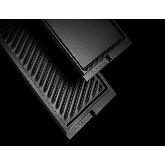 Maytag® 30-Inch Electric Cooktop with Reversible Grill and Griddle MEC8830HB