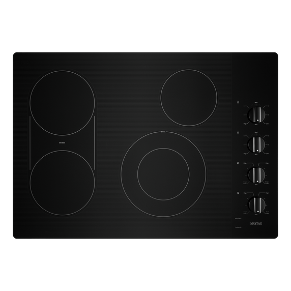 Maytag® 30-Inch Electric Cooktop with Reversible Grill and Griddle MEC8830HB