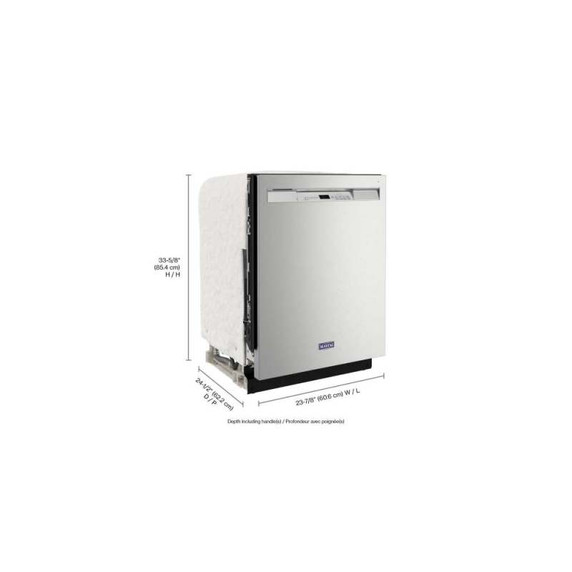 Maytag® Top Control Dishwasher with Dual Power Filtration and PowerBlast® Cycle MDB4949SKZ