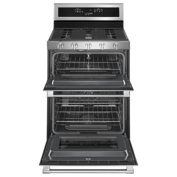 Maytag® 30-INCH WIDE DOUBLE OVEN GAS RANGE WITH TRUE CONVECTION - 6.0 CU. FT. MGT8800FZ