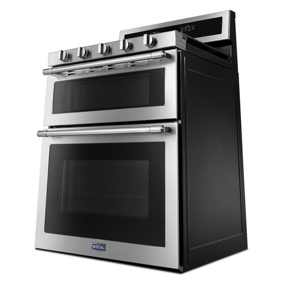 Maytag® 30-INCH WIDE DOUBLE OVEN GAS RANGE WITH TRUE CONVECTION - 6.0 CU. FT. MGT8800FZ