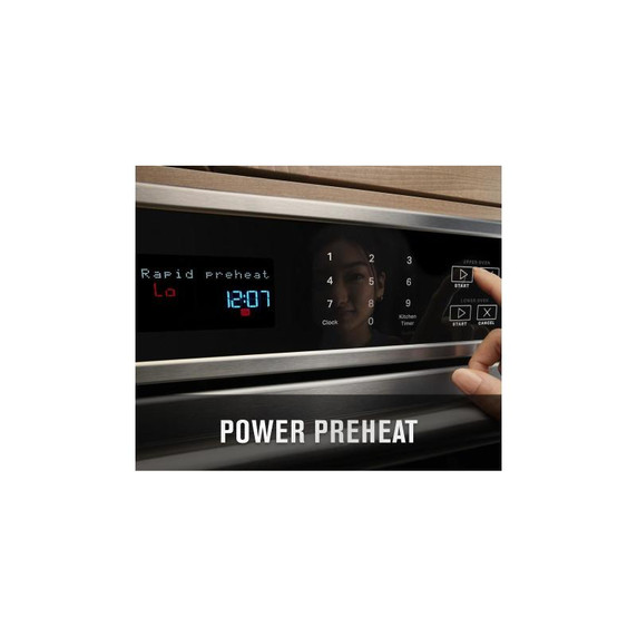 Maytag® 27-inch Double Wall Oven with Air Fry and Basket - 8.6 cu. ft. MOED6027LZ
