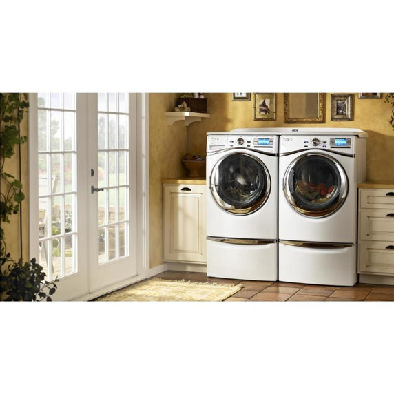 Maytag® 15.5" (39.4 cm) Pedestal for Front Load Washer and Dryer with Storage XHPC155XW