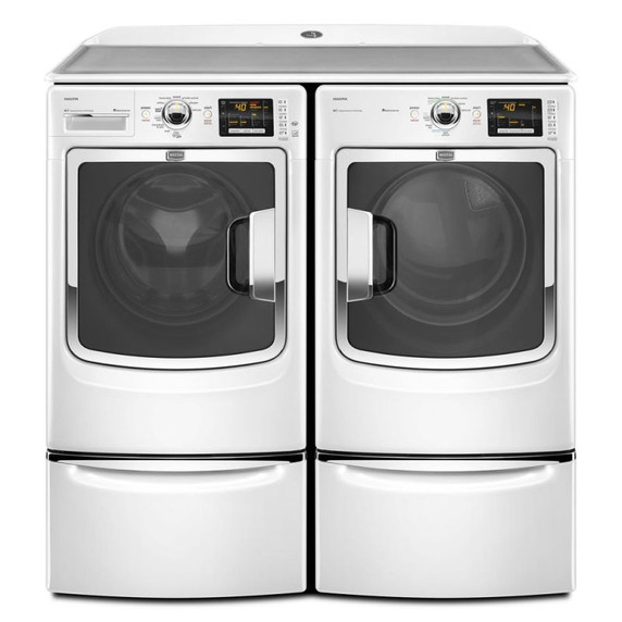 Maytag® 15.5" (39.4 cm) Pedestal for Front Load Washer and Dryer with Storage XHPC155XW