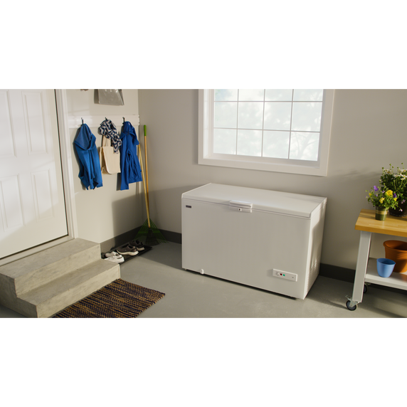 Maytag® Garage Ready in Freezer Mode Chest Freezer with Baskets - 16 cu. ft. MZC5216LW