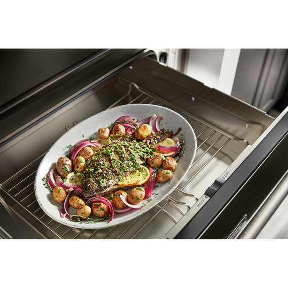 Kitchenaid® 27'' Slow Cook Warming Drawer with PrintShield™ Finish KOWT107EBS