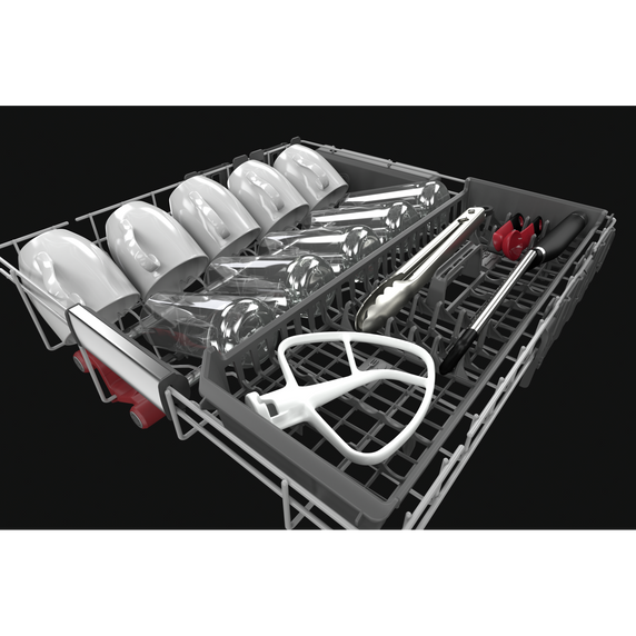 Kitchenaid® 44 dBA Dishwasher with FreeFlex™ Third Rack and LED Interior Lighting KDPM804KBS