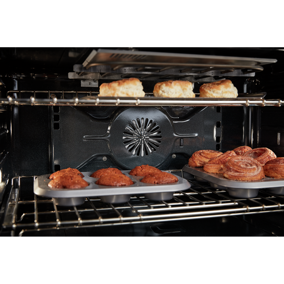 KitchenAid® 36'' Smart Commercial-Style Dual Fuel Range with 6 Burners KFDC506JPA