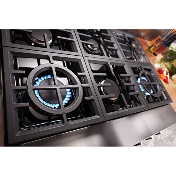 KitchenAid® 36'' Smart Commercial-Style Dual Fuel Range with 6 Burners KFDC506JPA