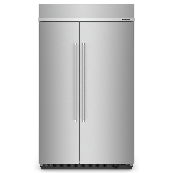 Kitchenaid® 30 Cu. Ft. 48 Built-In Side-by-Side Refrigerator with PrintShield™ Finish KBSN708MPS