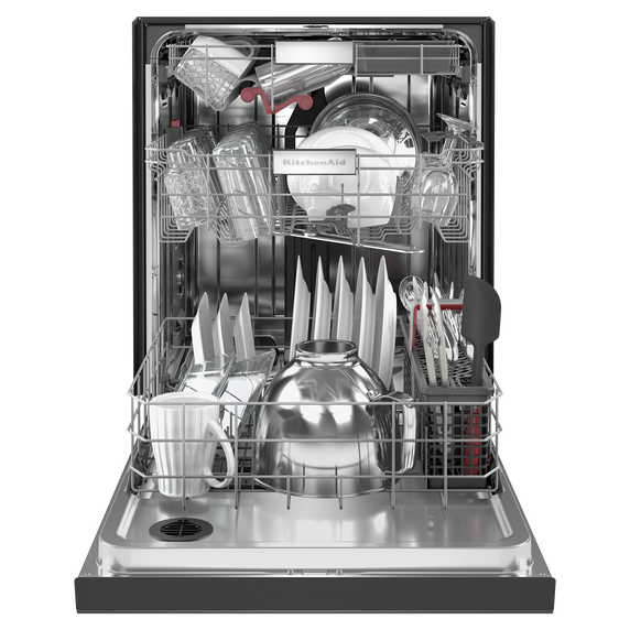 Kitchenaid® 44 dBA Dishwasher in PrintShield™ Finish with FreeFlex™ Third Rack KDFM404KBS