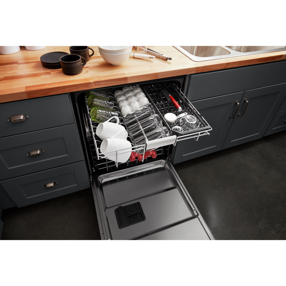 Kitchenaid® 44 dBA Dishwasher in PrintShield™ Finish with FreeFlex™ Third Rack KDFM404KPS