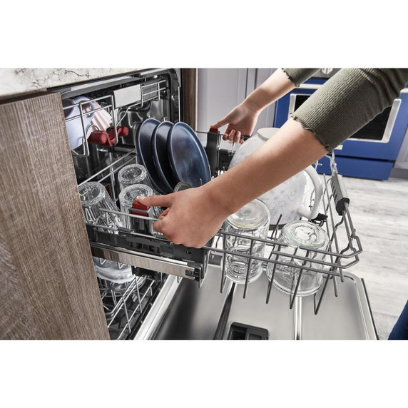 Kitchenaid® 360° Max Jets™ Third Rack Dishwasher with Fan-Enabled ProDry™ System, 44 dBA KDTM604KPS