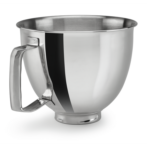 Kitchenaid® 3.5 Quart Polished Stainless Steel Bowl with Handle KSM35SSFP