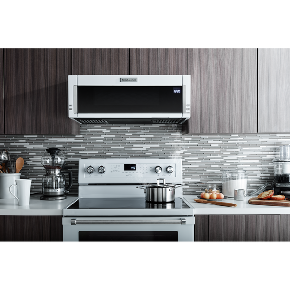 Kitchenaid® 900-Watt Low Profile Microwave Hood Combination YKMLS311HWH