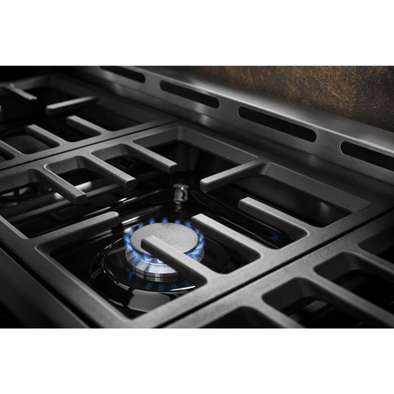 KitchenAid® 36'' Smart Commercial-Style Gas Range with 6 Burners KFGC506JSS