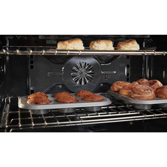 KitchenAid® 36'' Smart Commercial-Style Gas Range with 6 Burners KFGC506JSS