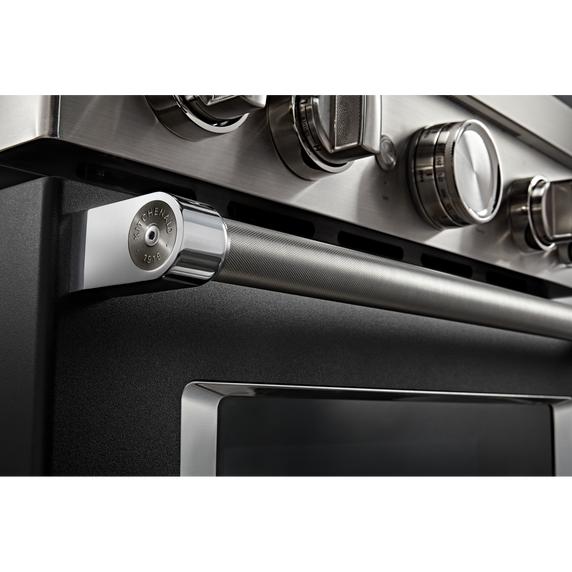 KitchenAid® 30'' Smart Commercial-Style Gas Range with 4 Burners KFGC500JBK