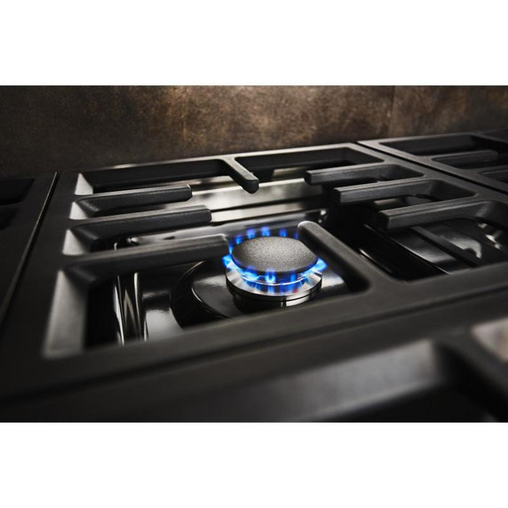 KitchenAid® 48'' Smart Commercial-Style Dual Fuel Range with Griddle KFDC558JAV