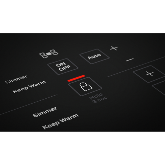 Kitchenaid® 30-Inch 5-Element Sensor Induction Cooktop KCIG550JBL