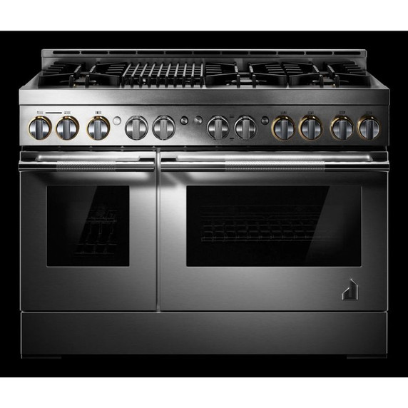 Jennair® 48" RISE™ Gas Professional-Style Range with Infrared Grill JGRP648HL