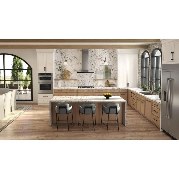 Jennair® Lustre Stainless 36" Pyramid Style Canopy Wall Hood JXW8536HS