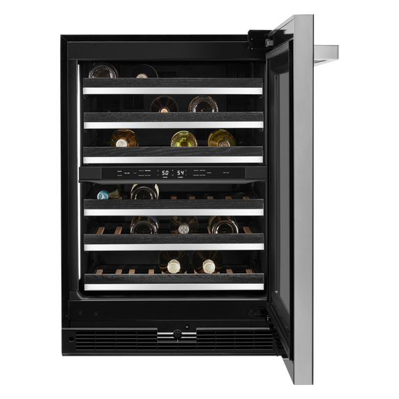 Jennair® NOIR™ 24 Built-In Undercounter Wine Cellar - RIght Swing JUWFR242HM