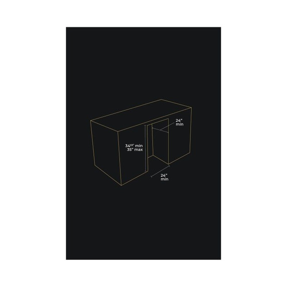 Jennair® Panel-Ready 24" Built-In Undercounter Beverage Center, Left Swing JUBFL242HX