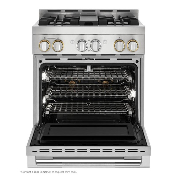 Jennair® 30" RISE™ Gas Professional-Style Range JGRP430HL
