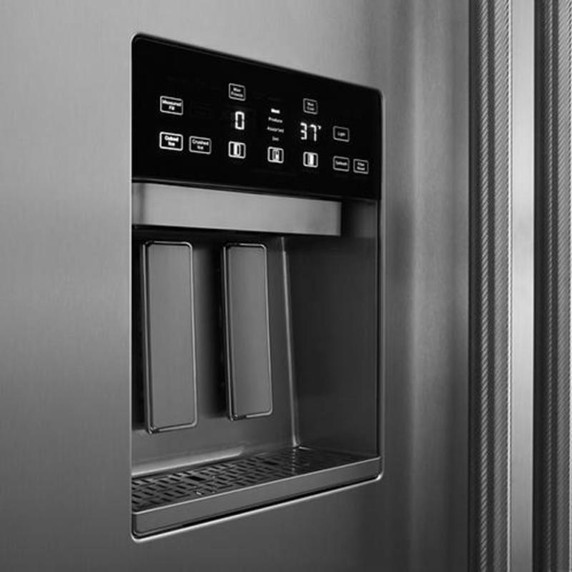 Jennair® RISE™ 48" Built-In Side-By-Side Refrigerator with External Ice and Water Dispenser JBSS48E22L