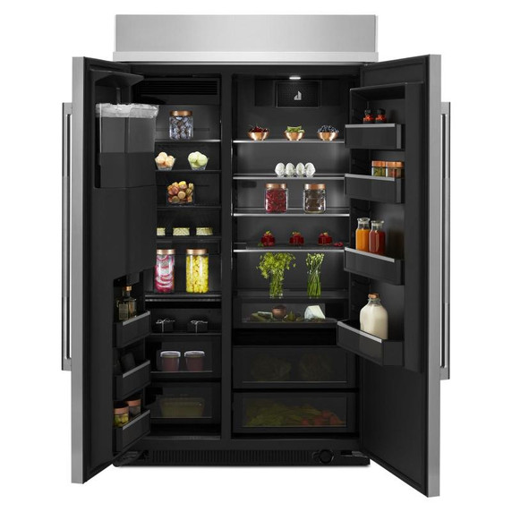 Jennair® RISE™ 48" Built-In Side-By-Side Refrigerator with External Ice and Water Dispenser JBSS48E22L
