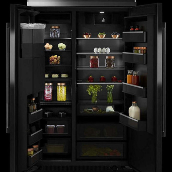 Jennair® RISE™ 48" Built-In Side-By-Side Refrigerator with External Ice and Water Dispenser JBSS48E22L