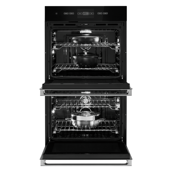 Jennair® NOIR™ 30 Double Wall Oven with V2™ Vertical Dual-Fan Convection JJW3830LM