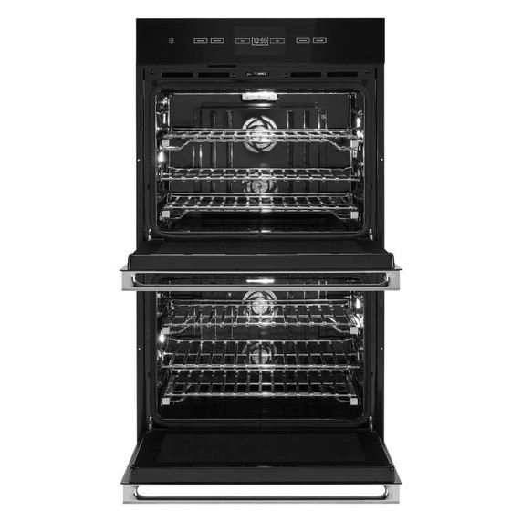 Jennair® NOIR™ 30" Double Wall Oven with V2™ Vertical Dual-Fan Convection System JJW3830LM
