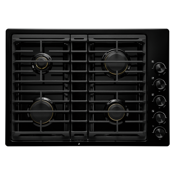 Jennair® 30” JX3™ Gas Downdraft Cooktop JGD3430GB