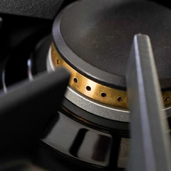 Jennair® 48" RISE™ Dual-Fuel Professional-Style Range with Chrome-Infused Griddle JDRP548HL