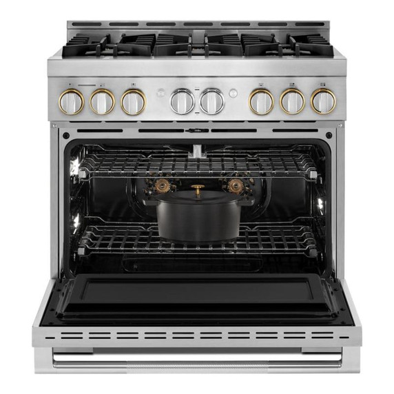 Jennair® 36" RISE™ Gas Professional-Style Range JGRP436HL