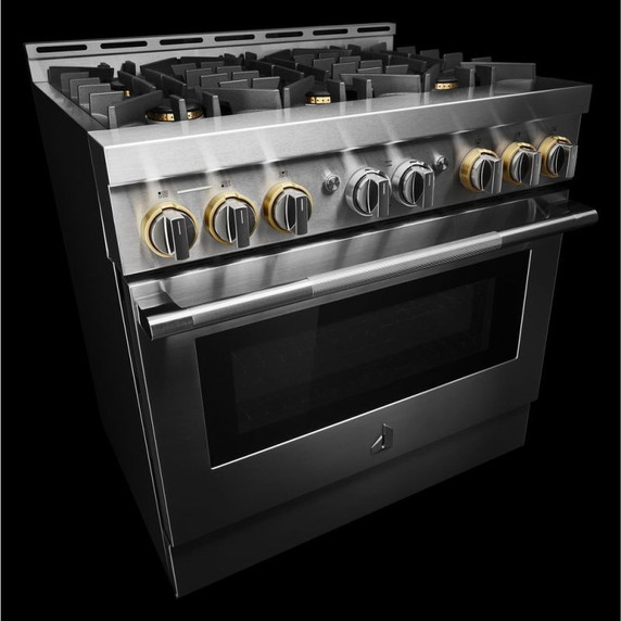 Jennair® 36" RISE™ Gas Professional-Style Range JGRP436HL