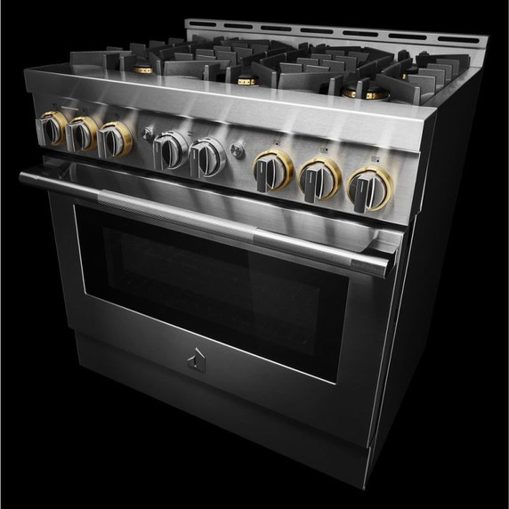 Jennair® 36" RISE™ Gas Professional-Style Range JGRP436HL
