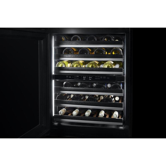 Jennair® NOIR™ 24" Built-In Undercounter Wine Cellar, Left Swing JUWFL242HM