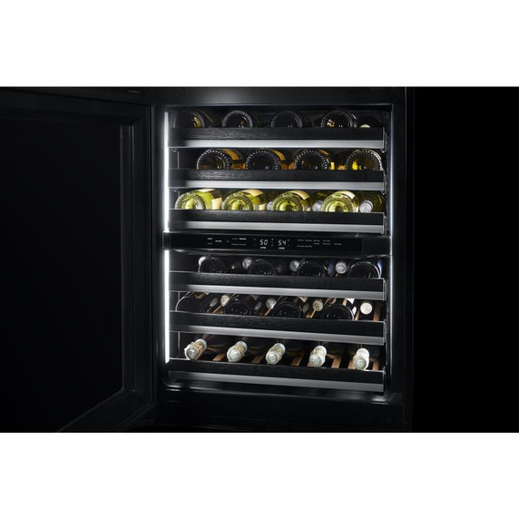 Jennair® NOIR™ 24" Built-In Undercounter Wine Cellar, Left Swing JUWFL242HM