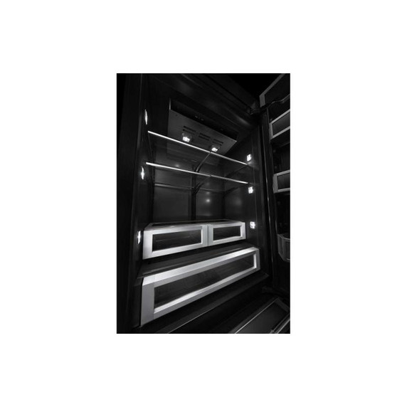 Jenn-Air® 36” Fully Integrated Built-In Bottom-Freezer Refrigerator (Left-Hand Door Swing) JB36NXFXLE