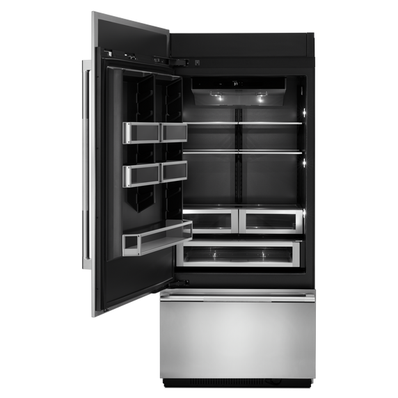 Jennair® 36” Panel-Ready Built-In Bottom-Freezer Refrigerator (Left-Hand Door Swing) JB36NXFXLE