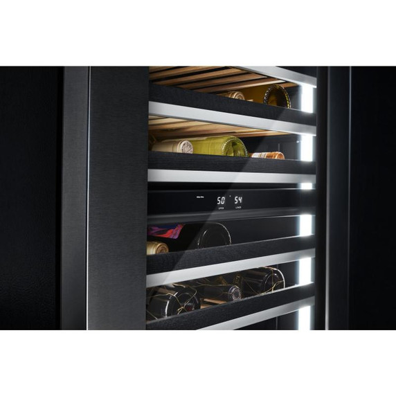 Jennair® RISE™ 24" Built-In Undercounter Wine Cellar, Right Swing JUWFR242HL