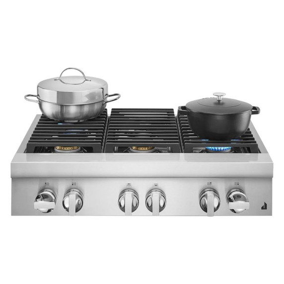 Jennair® 36" NOIR™ Gas Professional-Style Rangetop JGCP436HM
