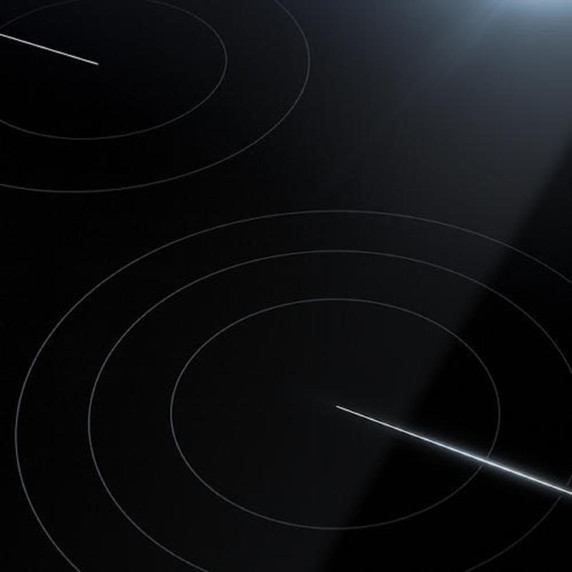 Jennair® Oblivion 24" Electric Radiant Cooktop with Emotive Controls JEC4424KB