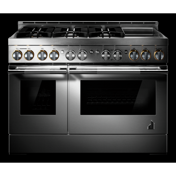 Jennair® 48 RISE™ Gas Professional-Style Range with Chrome-Infused Griddle JGRP548HL