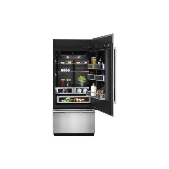 Jenn-Air® 36” Fully Integrated Built-In Bottom-Freezer Refrigerator (Right-Hand Door Swing) JB36NXFXRE