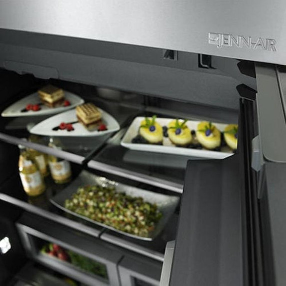 Jenn-Air® 36” Fully Integrated Built-In Bottom-Freezer Refrigerator (Right-Hand Door Swing) JB36NXFXRE