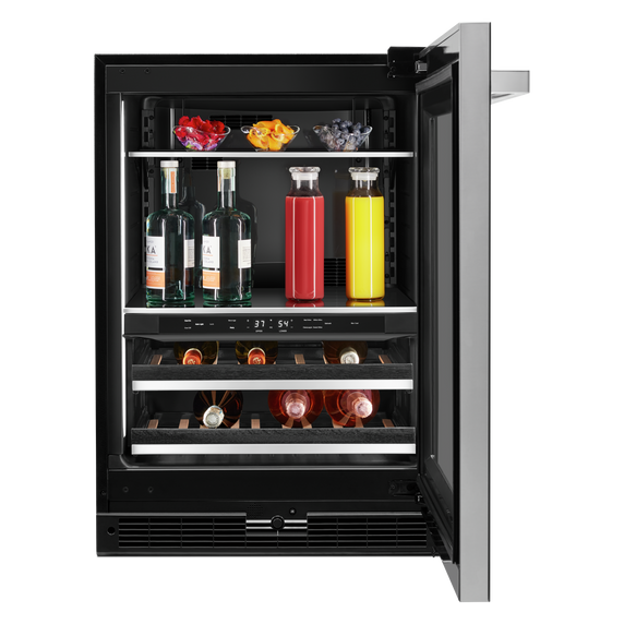 Jennair® NOIR™ 24 Built-In Undercounter Beverage Center, Right Swing JUBFR242HM